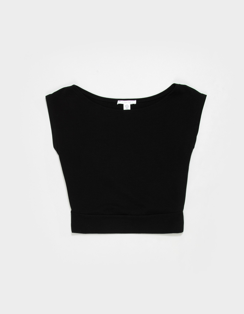 FULL TILT Girls Off The Shoulder Banded Top image number 0