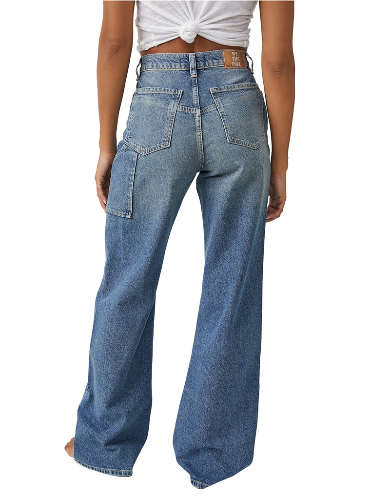 FREE PEOPLE Tinsley Baggy High Rise Womens Jeans image number 7