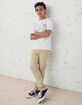 RSQ Boys Super Skinny Tan Twill Pants image number 1