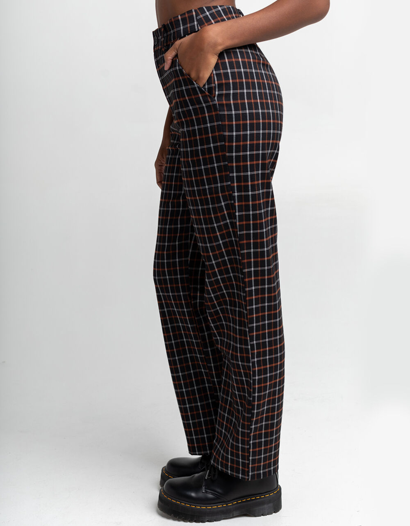 FULL TILT Womens Plaid Worker Pants image number 2