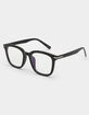 Black Square Blue Light Glasses image number 1