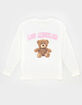 NO COMMENT LA Bear Girls Crewneck Sweatshirt image number 1