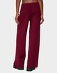 EDIKTED Russell Straight Leg Knit Pants image number 3
