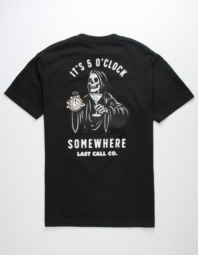 LAST CALL CO. 5 O'Clock Mens T-Shirt image number 0