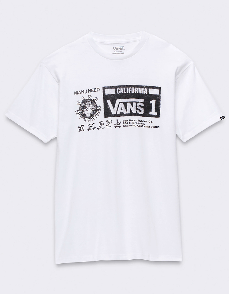 VANS Warehouse Art II Mens Tee WHITE Tillys
