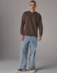 RSQ Mens Loose Light Wash Jeans image number 1