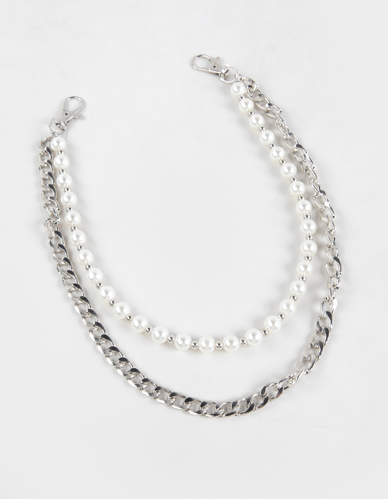 RSQ Pearled Wallet Chain image number 0