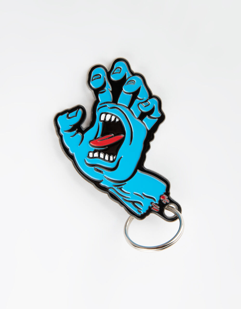 SANTA CRUZ Screaming Hand Keychain image number 0
