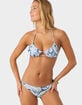 O'NEILL Palmetto Floral Stripe Reversible Rockley Classic Bikini Bottoms image number 1