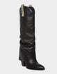 STEVE MADDEN Lassy Fold Over Western Womens Boots image number 1