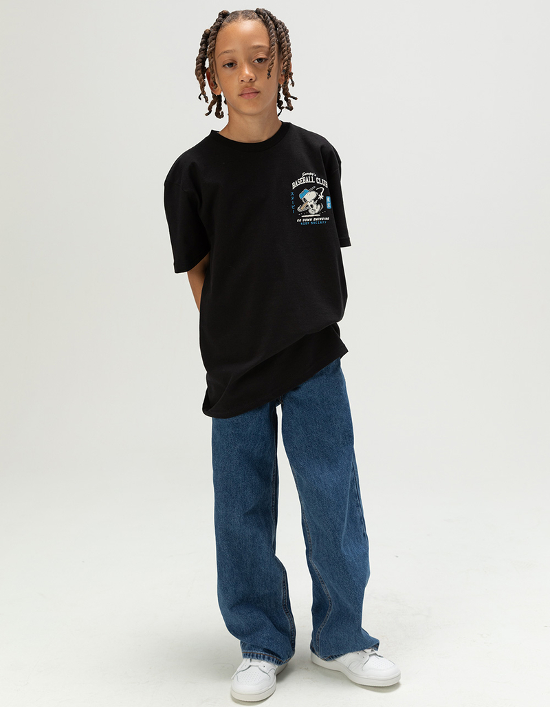 RIOT SOCIETY x Peanuts Snoopy's Baseball Club Boys Tee image number 6