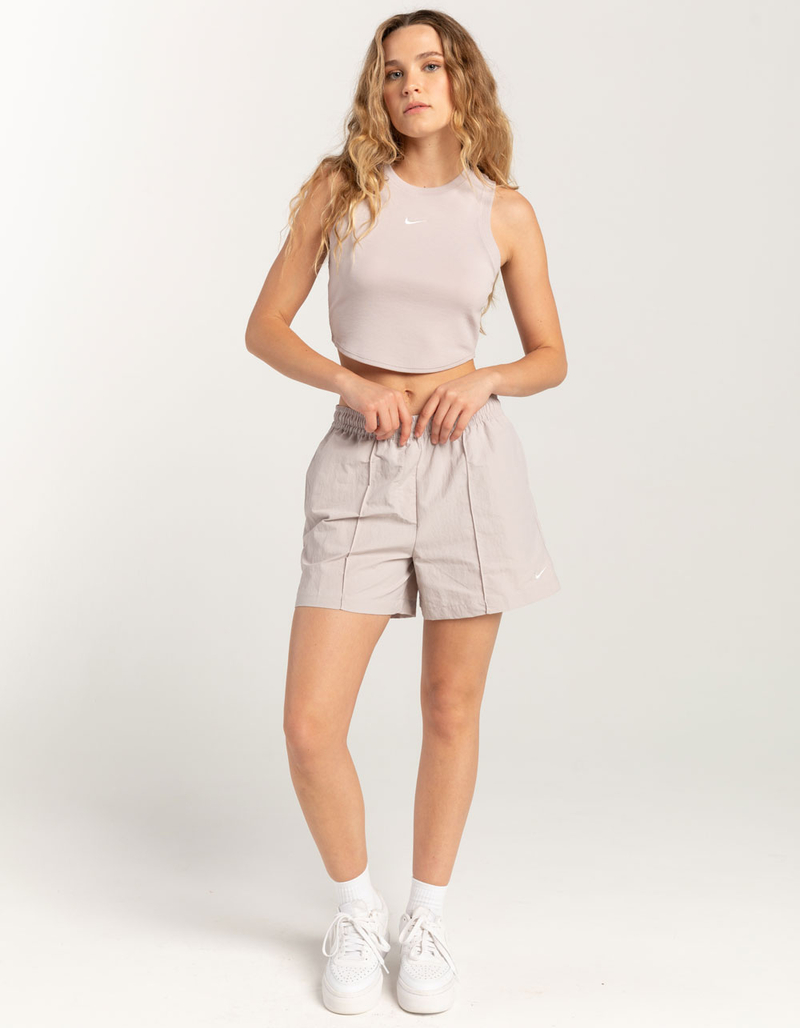 NIKE Sportswear Chill Knit Womens Crop Mini-Rib Tank Top image number 1