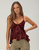 BDG Urban Outfitters Celia Devor&eacute; Womens Babydoll Top image number 1