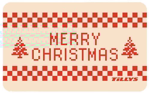 E-Gift Card 16Merry Christmas Red Check