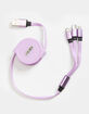 URBAN SOUL 3 Ft. Retractable Phone Charging Cable image number 1
