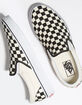 VANS Checkerboard Slip-On Black & Off White Shoes image number 4