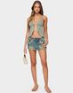 EDIKTED Safi Backless Split Front Halter Top image number 5