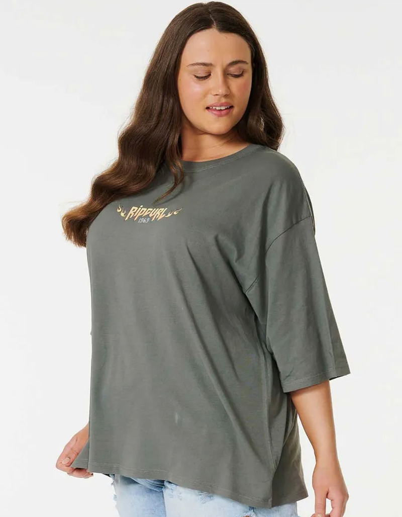 RIP CURL Tour Heritage Womens Oversized Tee image number 7