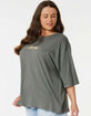 RIP CURL Tour Heritage Womens Oversized Tee image number 8