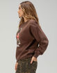 MONCHHICHI Womens Crewneck Sweatshirt image number 3