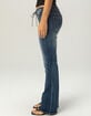 RSQ Womens Low Rise Butterfly Lace-Up Bootcut Jeans image number 4