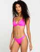 FULL TILT High Leg Cheeky Hot Pink Bikini Bottoms image number 4