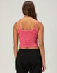 VON DUTCH Pink Leopard Womens Tank Top image number 4