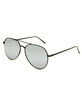 BLUE CROWN Escape Black Aviator Sunglasses image number 1