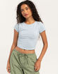 TILLYS Womens Baby Tee image number 1