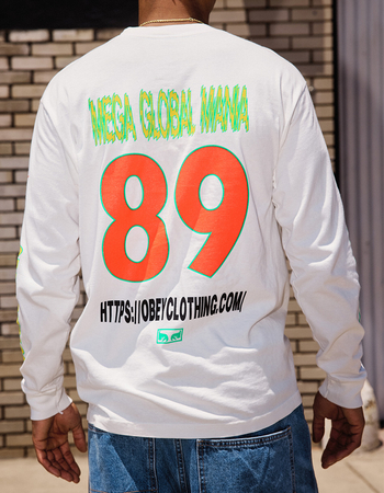 OBEY Mega Global Mana Mens Long Sleeve Tee Primary Image
