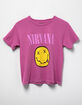 NIRVANA Girls Boyfriend Tee image number 1