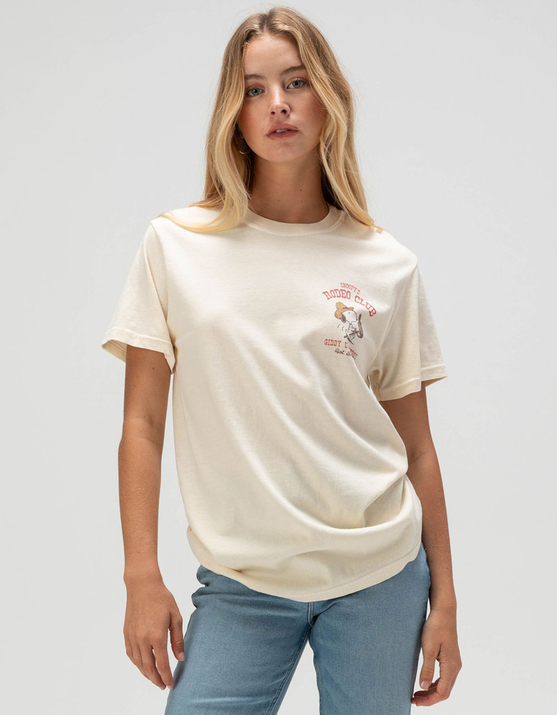 RIOT SOCIETY x Peanuts Rodeo Snoopy Womens Tee image number 1