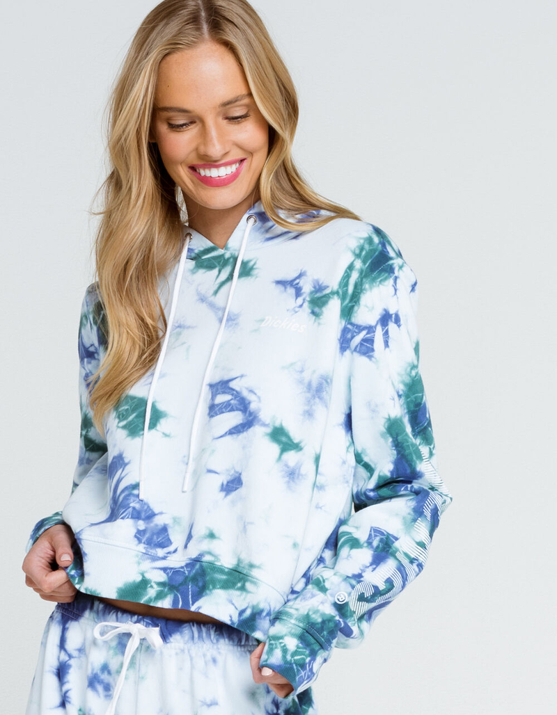 DICKIES Tie Dye Round Womens Oversized Tee image number 0