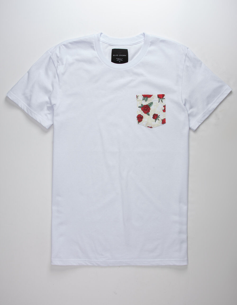 BLUE CROWN Rosey Mens Pocket Tee image number 0