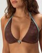 FULL TILT Texture Tall Triangle Bikini Top image number 3