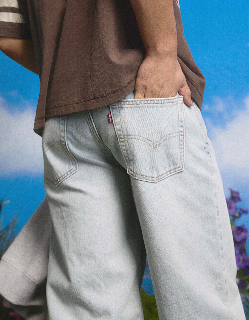 LEVI'S 578 Baggy Mens Jeans - Bag Secured - LIGHT WASH - 29x32