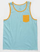 BLUE CROWN Mens Pocket Tank Top image number 1
