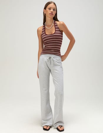 RSQ Womens Stripe Halter Top Alternative Image