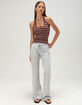 RSQ Womens Stripe Halter Top image number 2