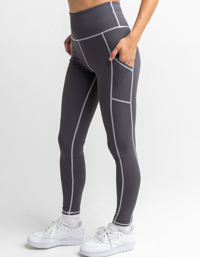 RSQ Womens Gray Leggings image number 2