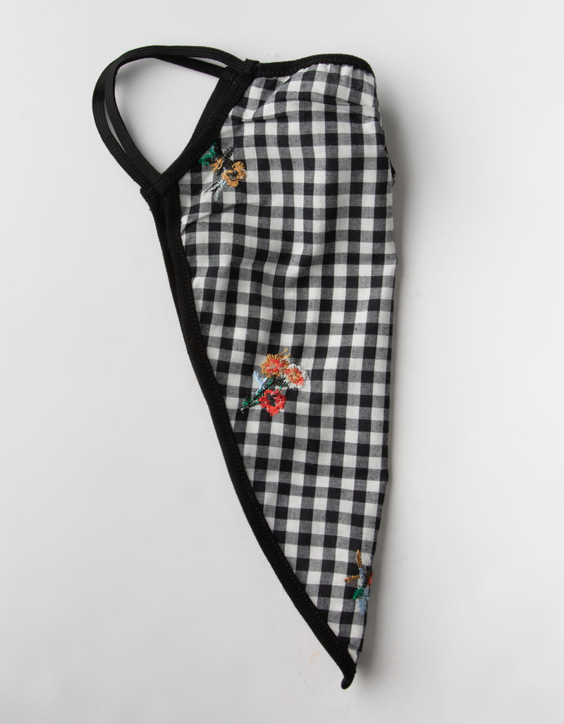 SELF ESTEEM Gingham Bandana Fashion Face Mask image number 2