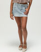 RSQ Womens Low Rise Denim Mini Skirt image number 3