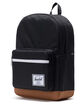 HERSCHEL SUPPLY CO. Pop Quiz Black & Saddle Brown Backpack image number 2