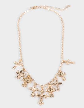 FULL TILT Cross Charm Necklace Primary Image
