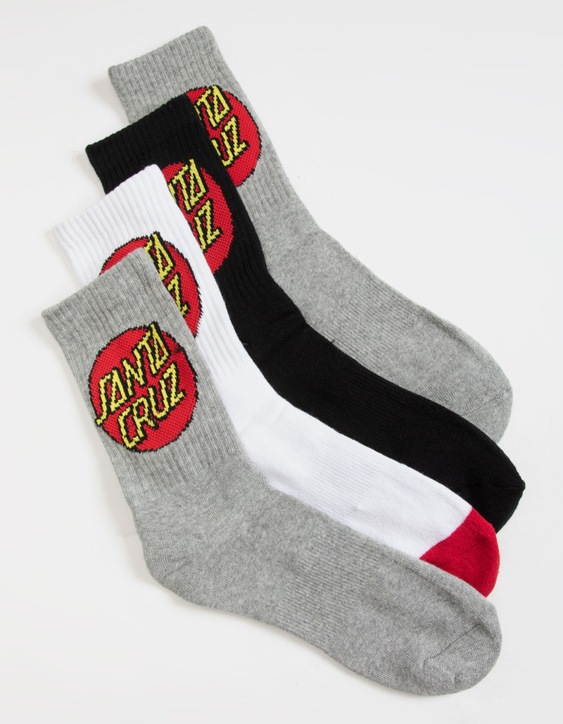 SANTA CRUZ 4 Pack Boys Crew Socks image number 0