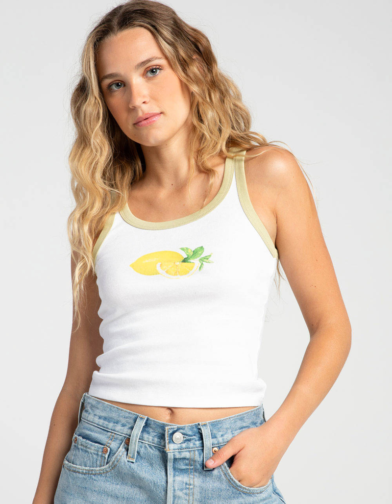 FULL TILT Lemon Womens Tank Top image number 0