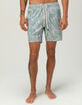 SALTY CREW Palm Print Mens Swim Trunks image number 1