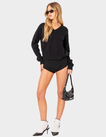 EDIKTED Comfort Club Oversized Sweater Alternative Image