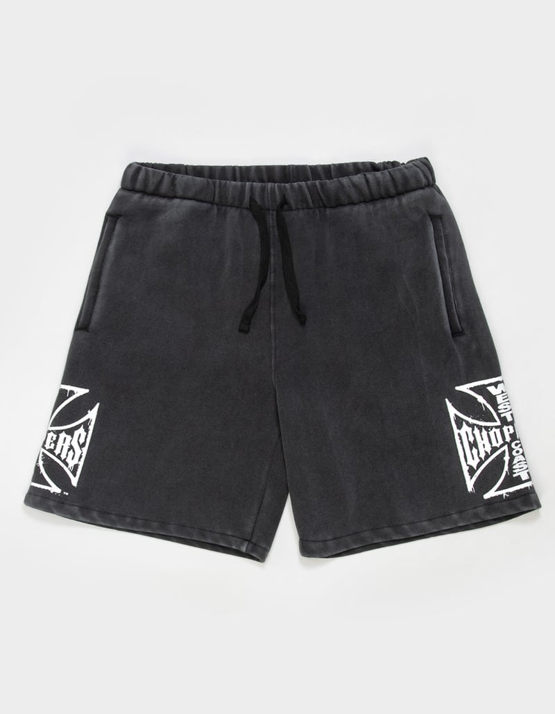 WEST COAST CHOPPERS Stroke Logo Mens Sweat Shorts image number 0