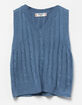 JOLIE & JOY Girls Cable Sweater Vest image number 1